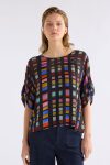 Krava Sheer Top Tessela Print
